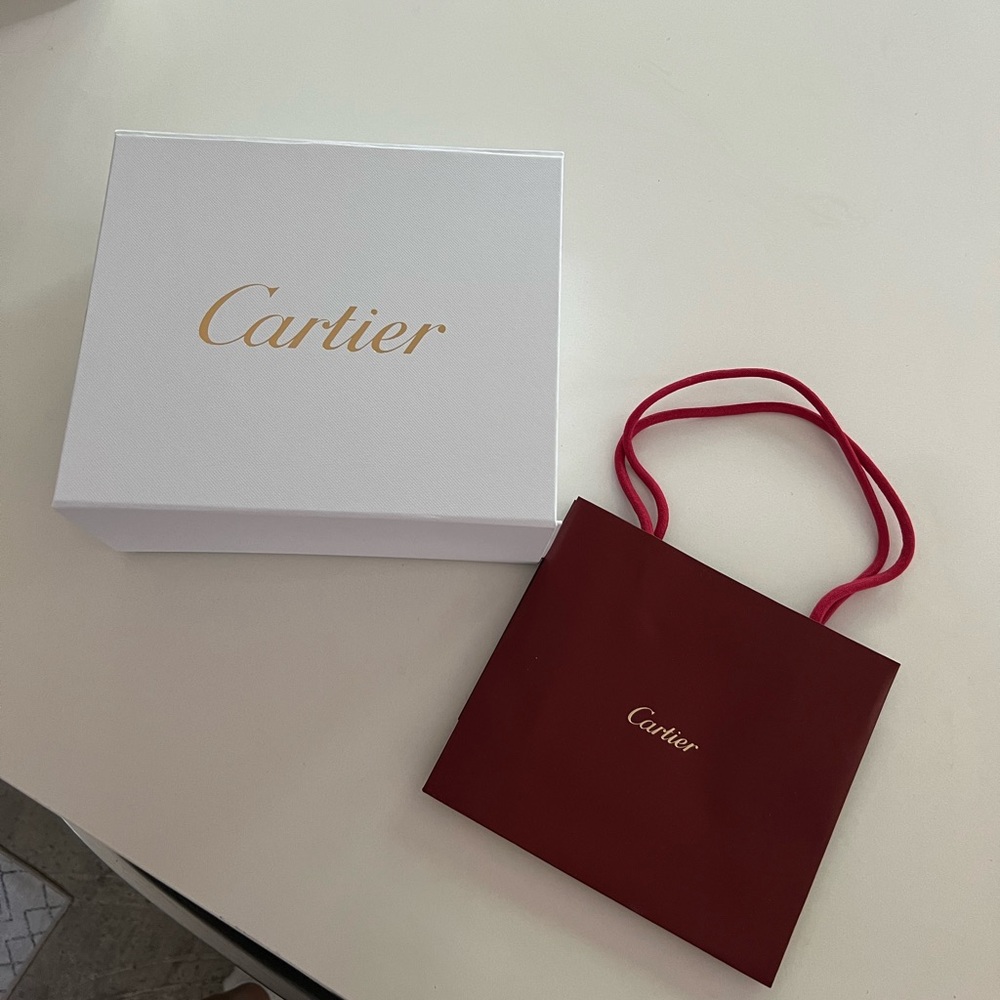CARTIER box and bag